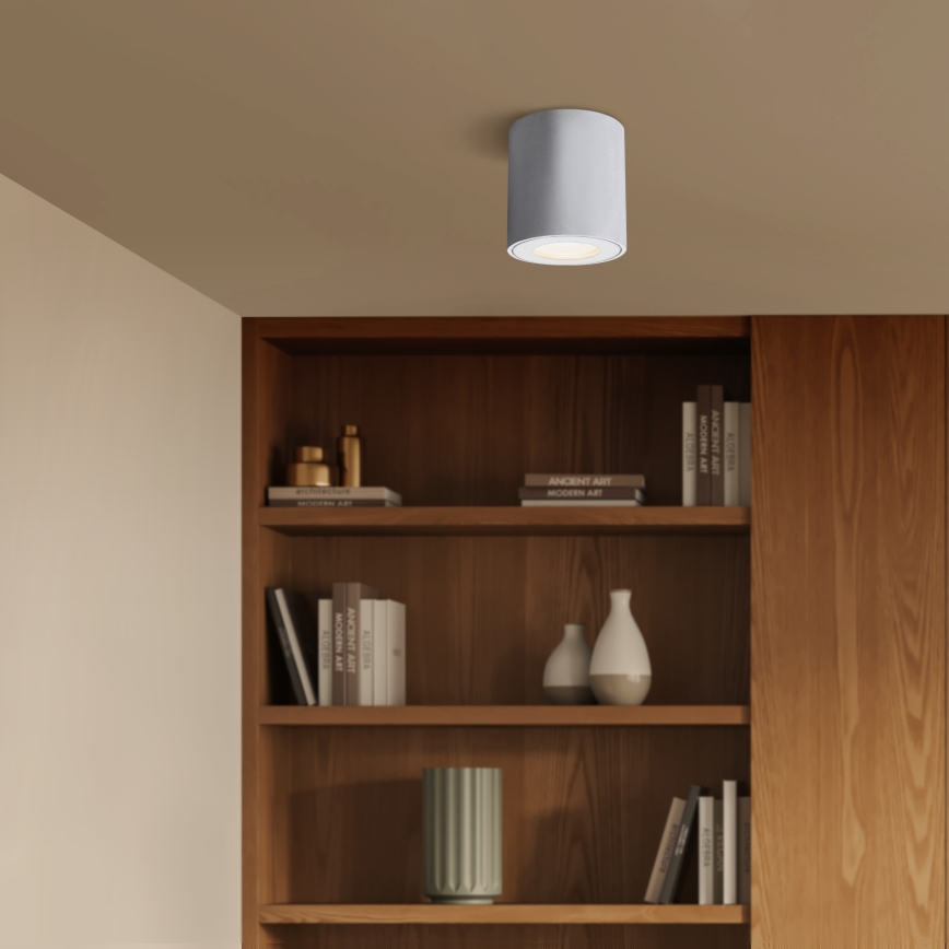 Brilagi - LED RGBW regulable luminaria para baño MIA 1xGU10/4,8W/230V 3000K 84x80 mm blanca IP54 + mando a distancia
