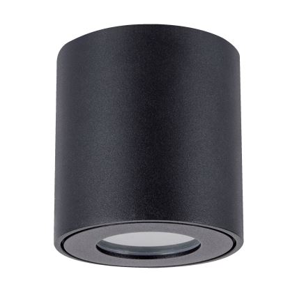 Brilagi - Luminaria LED RGBW regulable para baño MIA 1xGU10/4,8W/230V 3000K 84x80 mm negra IP54 + mando a distancia