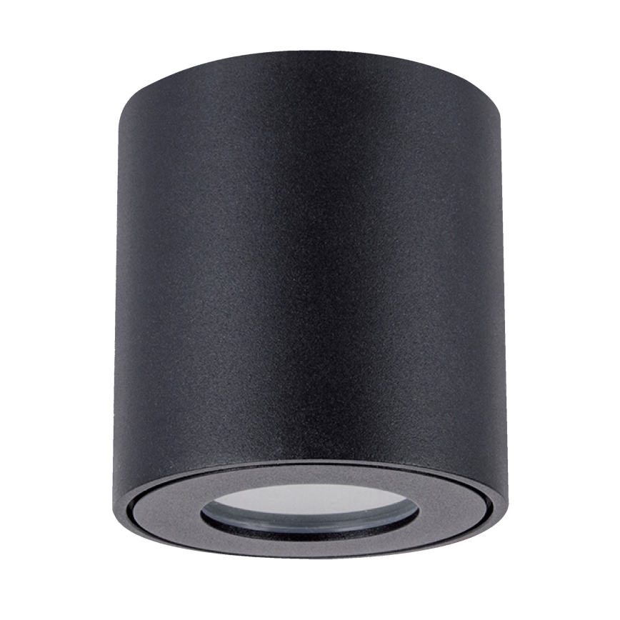 Brilagi - Luminaria LED RGBW regulable para baño MIA 1xGU10/4,8W/230V 3000K 84x80 mm negra IP54 + mando a distancia