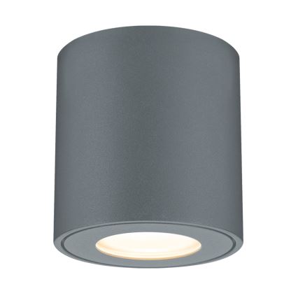 Brilagi - Luminaria exterior regulable LED RGBW MIA 1xGU10/4,8W/230V 3000K 84x80 mm antracita IP54 + mando a distancia
