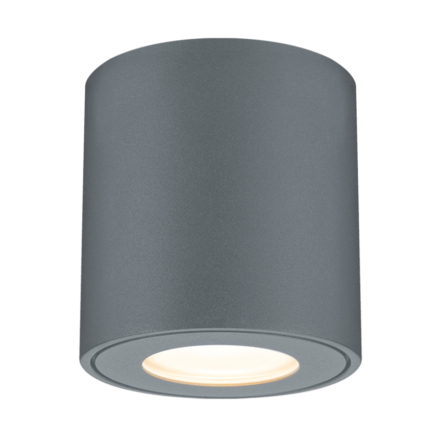Brilagi - Luminaria exterior regulable LED RGBW MIA 1xGU10/4,8W/230V 3000K 84x80 mm antracita IP54 + mando a distancia