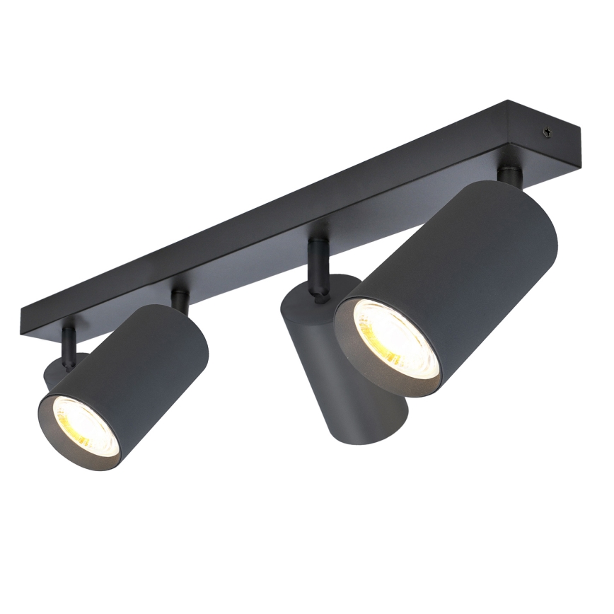 Brilagi - Luminaria empotrable LED RGBW regulable SELE 4xGU10/4,8W/230V 3000K antracita + mando a distancia