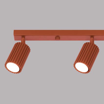 Brilagi - Luminaria LED tipo spot CRESTO 4xGU10/10W/230V roja