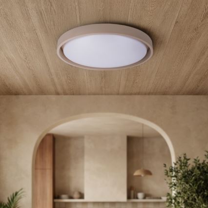 Brilagi - Lámpara de techo LED regulable MATTEO LED/60W/230V 3000-6500K Ø 51,5 cm taupe + mando a distancia