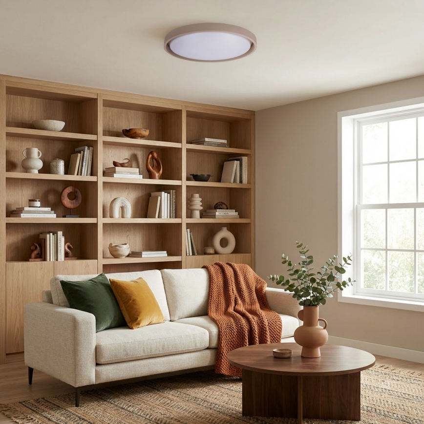 Brilagi - Lámpara de techo LED regulable MATTEO LED/60W/230V 3000-6500K Ø 51,5 cm taupe + mando a distancia