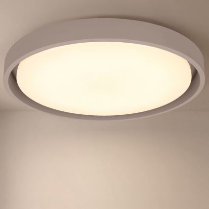 Brilagi - Lámpara de techo LED regulable MATTEO LED/60W/230V 3000-6500K Ø 51,5 cm taupe + mando a distancia