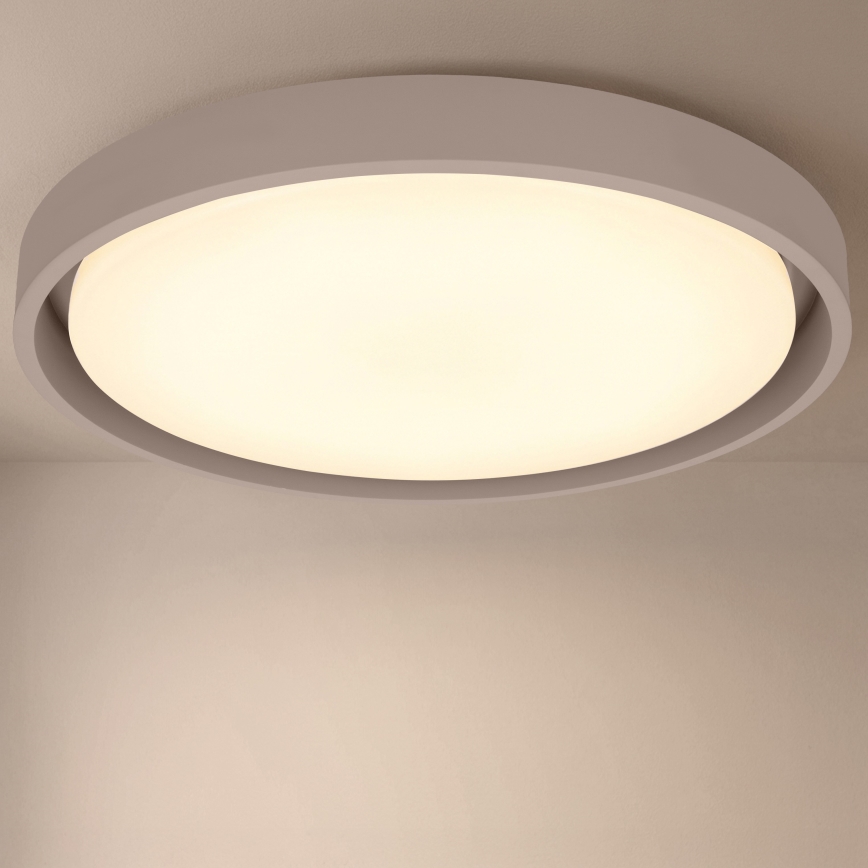 Brilagi - Lámpara de techo LED regulable MATTEO LED/60W/230V 3000-6500K Ø 51,5 cm taupe + mando a distancia