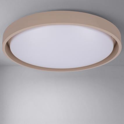 Brilagi - Lámpara de techo LED regulable MATTEO LED/60W/230V 3000-6500K Ø 51,5 cm taupe + mando a distancia
