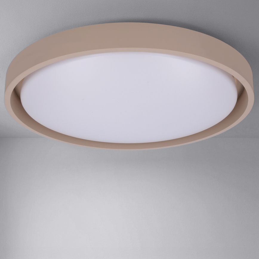 Brilagi - Lámpara de techo LED regulable MATTEO LED/60W/230V 3000-6500K Ø 51,5 cm taupe + mando a distancia