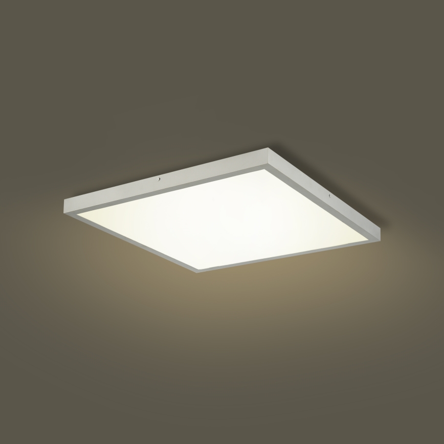 Brilagi - Plafón LED regulable para baño FRAME SMART LED/50W/230V 60x60 cm 3000-6000K IP44 plateado + mando a distancia