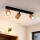 Brilagi - Luminaria tipo spot MODERN WOOD 3xGU10/8W/230V madera/negro