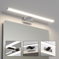 Brilagi - Luz LED para espejo de baño 3 en 1 VESTRA LED/12W/230V 60 cm IP44 cromo brillante