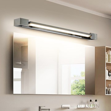 Brilagi - Luz LED para espejo de baño AQUA LINE LED/18W/230V 60 cm IP44 cromo brillante CRI 90