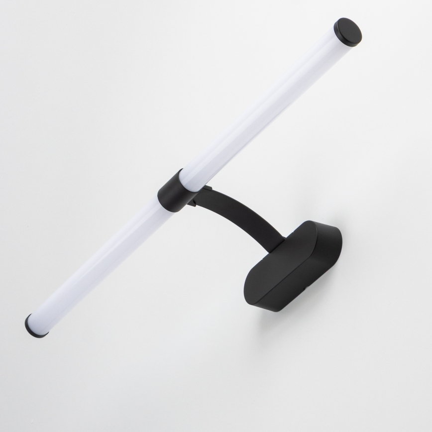 Brilagi - Iluminación LED para espejo de baño 2 en 1 TUBEO LED/8W/230V 60 cm IP44 negro