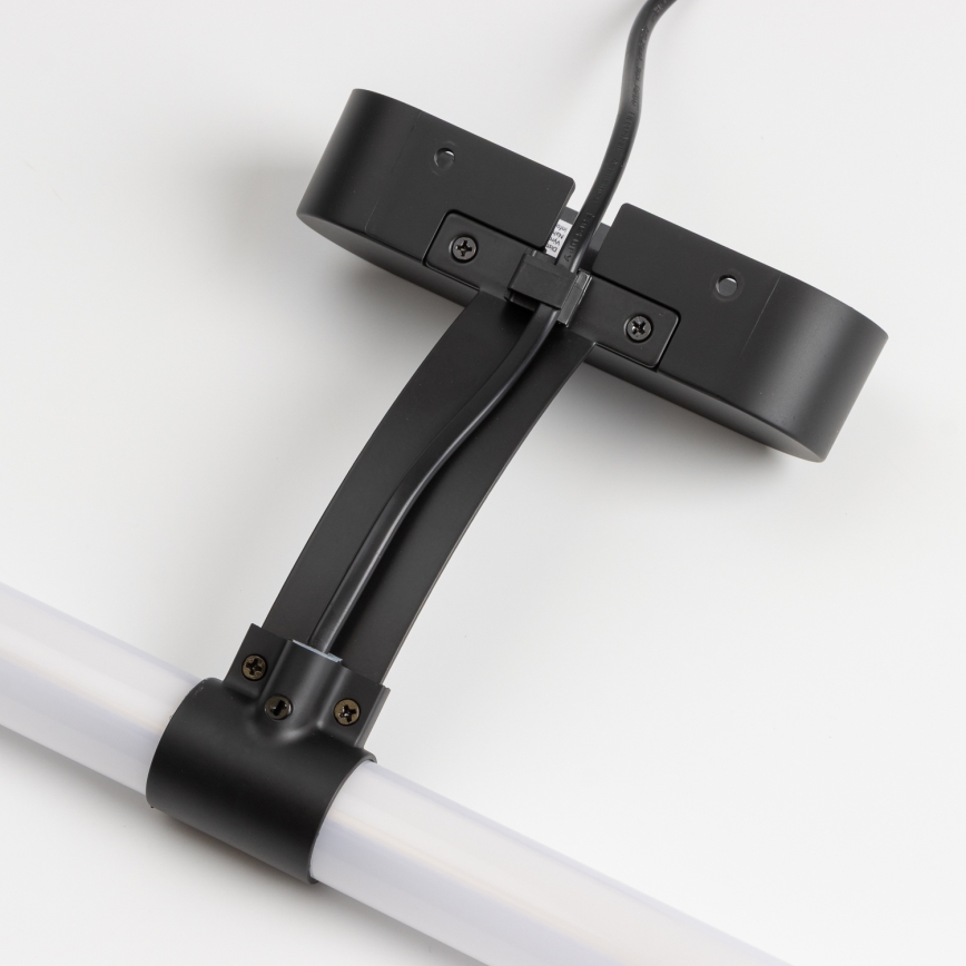 Brilagi - Iluminación LED para espejo de baño 2 en 1 TUBEO LED/8W/230V 60 cm IP44 negro