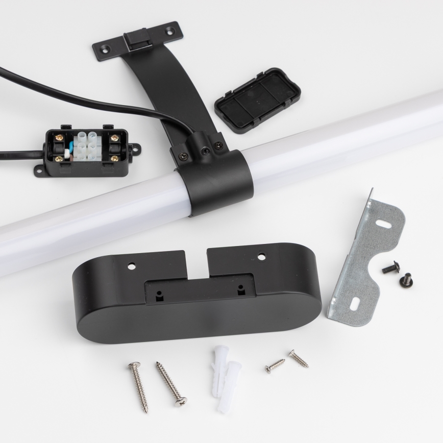 Brilagi - Iluminación LED para espejo de baño 2 en 1 TUBEO LED/8W/230V 60 cm IP44 negro