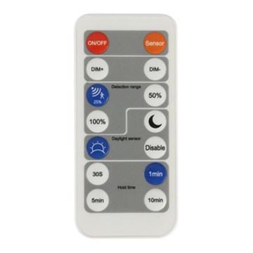 BRILAGI - Mando a distancia ULTRA SLIM con sensor PIR, 1x CR2025