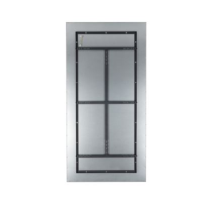 BRILAGI - Luminaria de techo LED regulable SLIMFRAME LED/80W/230V 120x60 cm 3000-6000K negra + mando a distancia