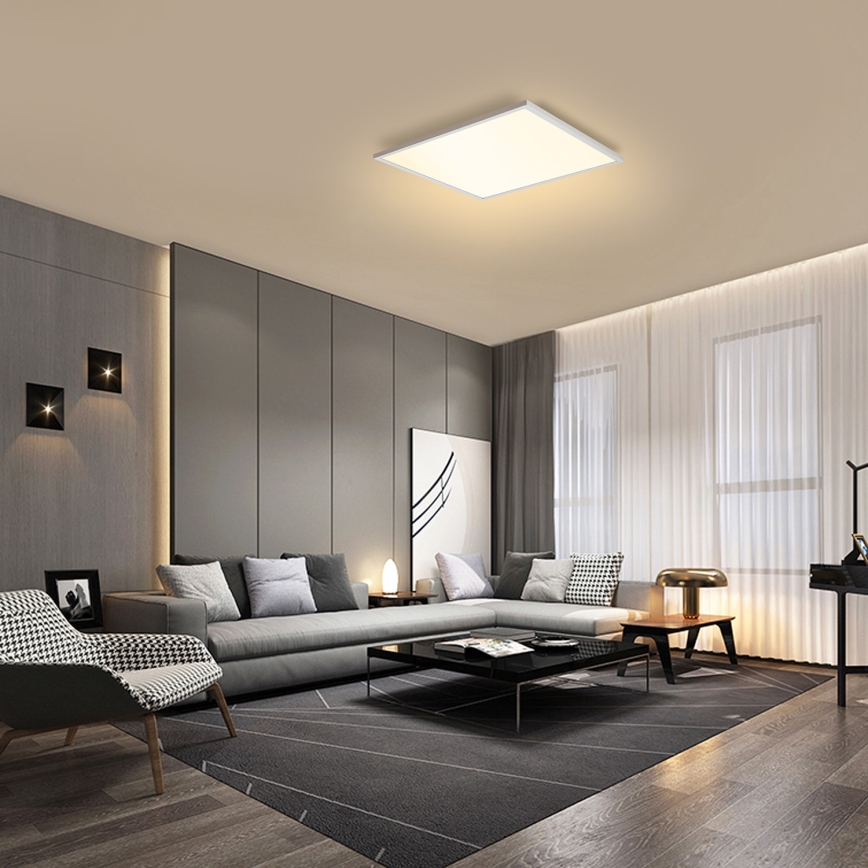 Brilagi - Luminaria de techo LED regulable SLIMFRAME LED/58W/230V 60x60 cm 3000-6000K blanca + mando a distancia