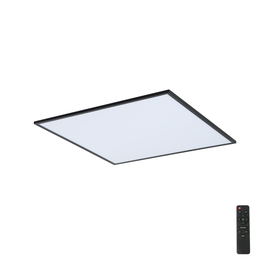 BRILAGI - Luminaria de techo LED regulable SLIMFRAME LED/58W/230V 60x60 cm 3000-6000K negra + mando a distancia