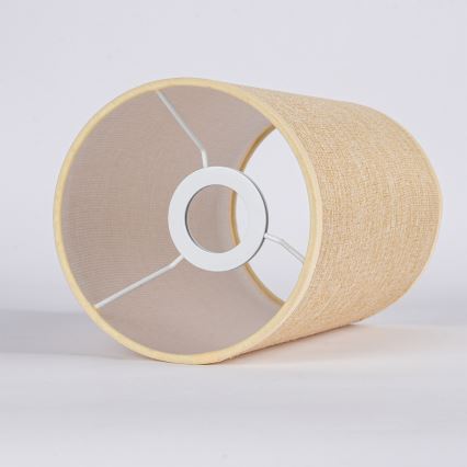 Brilagi - Pantalla para lámpara de mesa TABLON E27, diámetro 14 cm, beige