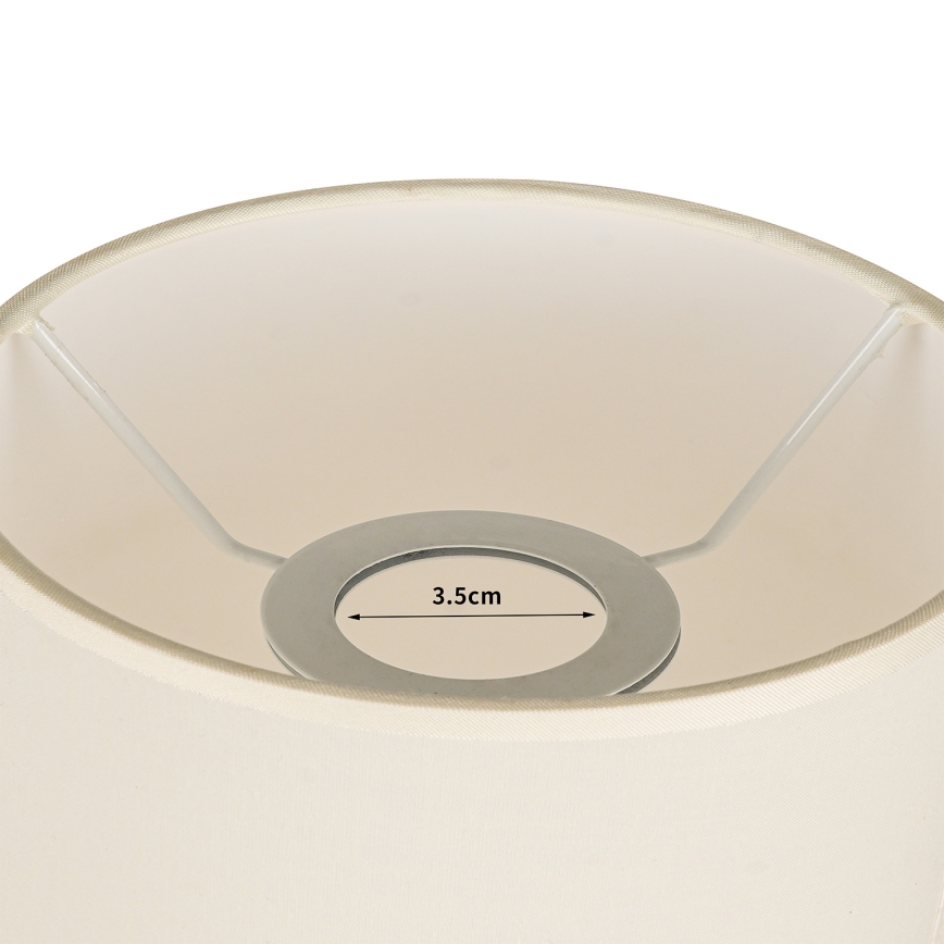 Brilagi - Pantalla para lámpara de mesa TABLON E27 Ø 14 cm crema