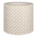 BRILAGI - Pantalla universal BOBO E27 Ø 15 cm beige/lunares