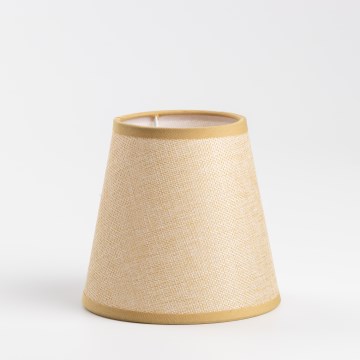 Brilagi - Pantalla universal NUBILA E27 13x9 cm marrón claro