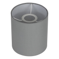 Brilagi - Pantalla universal NUBILA E27 15,5x14 cm gris claro