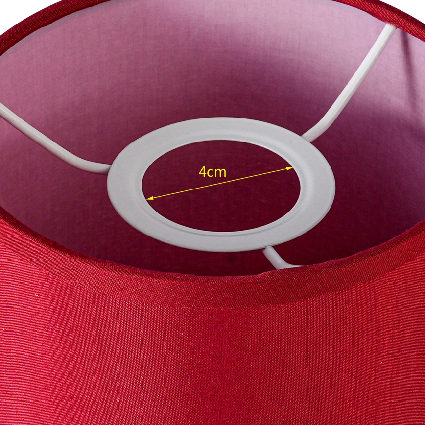 Brilagi - Pantalla universal NUBILA E27 15,5x14 cm rojo pompeyano