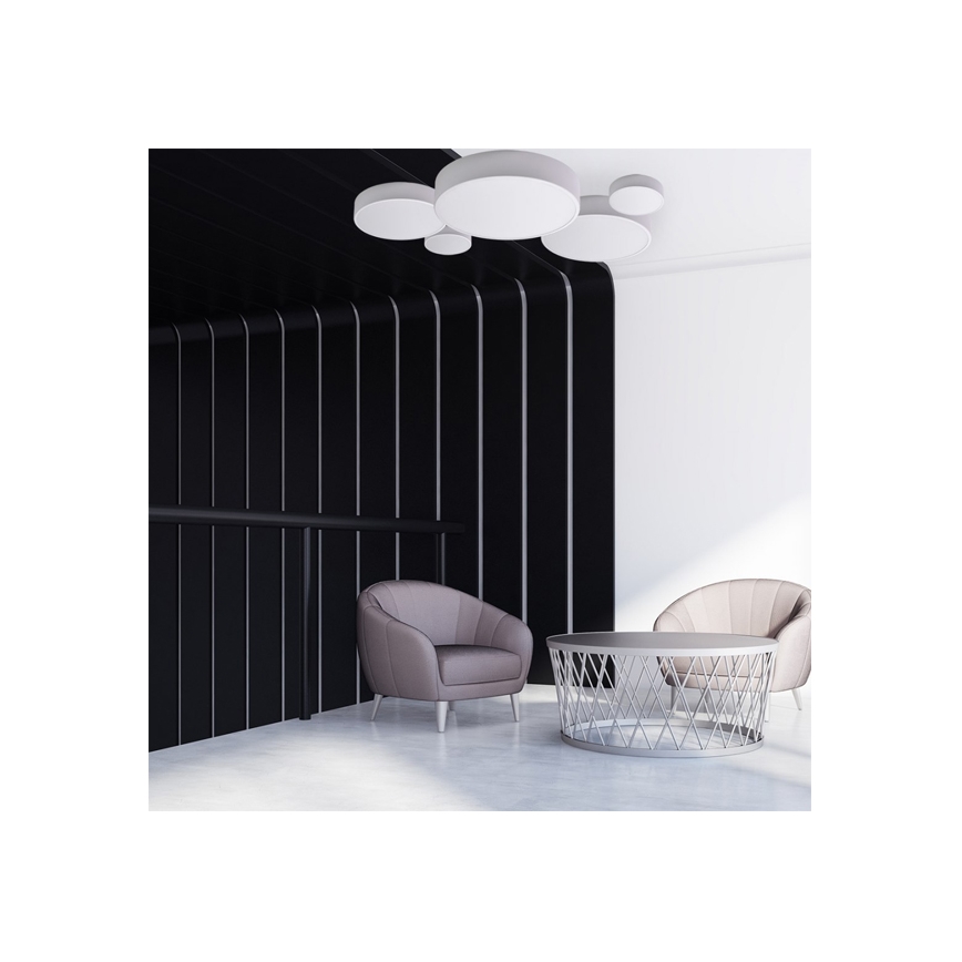 Brilagi - Plafón CLARE 2xE27/24W/230V diá. 30 cm blanco