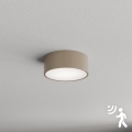 Brilagi - Plafón con sensor CLARE 1xE27/40W/230V diá. 20 cm beige