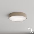 Brilagi - Plafón con sensor CLARE 3xE27/24W/230V diá. 40 cm beige