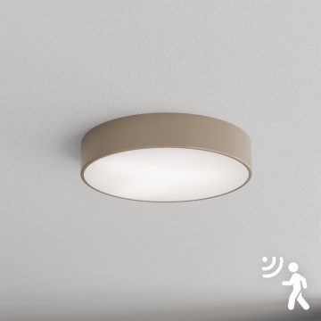 Brilagi - Plafón con sensor CLARE 3xE27/24W/230V diá. 40 cm beige