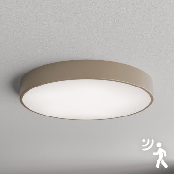 Brilagi - Plafón con sensor CLARE 5xE27/24W/230V diá. 60 cm beige
