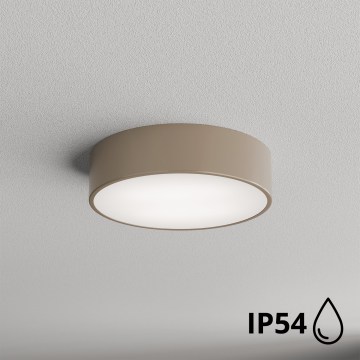 Brilagi - Plafón de baño CLARE 2xE27/24W/230V diá. 30 cm IP54 beige