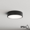 Brilagi - Plafón de baño CLARE 2xE27/24W/230V diá. 30 cm negro IP54