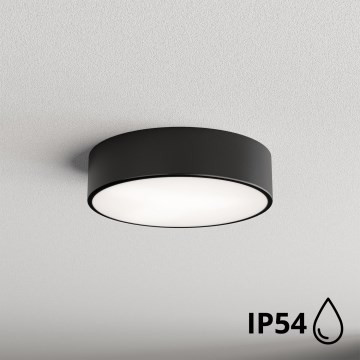 Brilagi - Plafón de baño CLARE 2xE27/24W/230V diá. 30 cm negro IP54