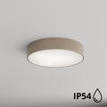 Brilagi - Plafón de baño CLARE 3xE27/24W/230V diá. 40 cm IP54 beige