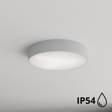 Brilagi - Plafón de baño CLARE 3xE27/24W/230V diá. 40 cm IP54 gris