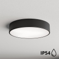 Brilagi - Plafón de baño CLARE 3xE27/24W/230V diá. 40 cm negro IP54
