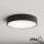 Brilagi - Plafón de baño CLARE 3xE27/24W/230V diá. 40 cm negro IP54