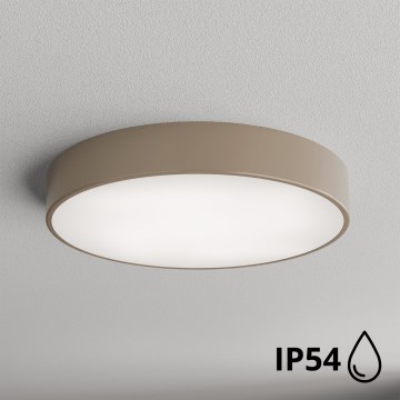 Brilagi - Plafón de baño CLARE 4xE27/24W/230V diá. 50 cm IP54 beige
