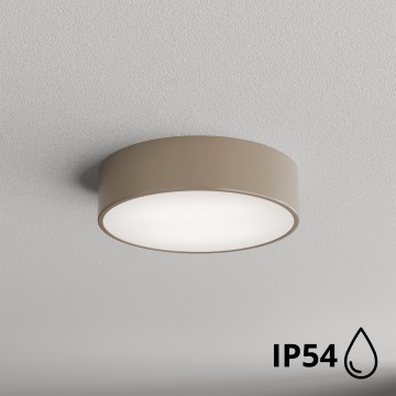 Brilagi - Plafón de baño con sensor CLARE 2xE27/48W/230V diá. 30 cm IP54 beige
