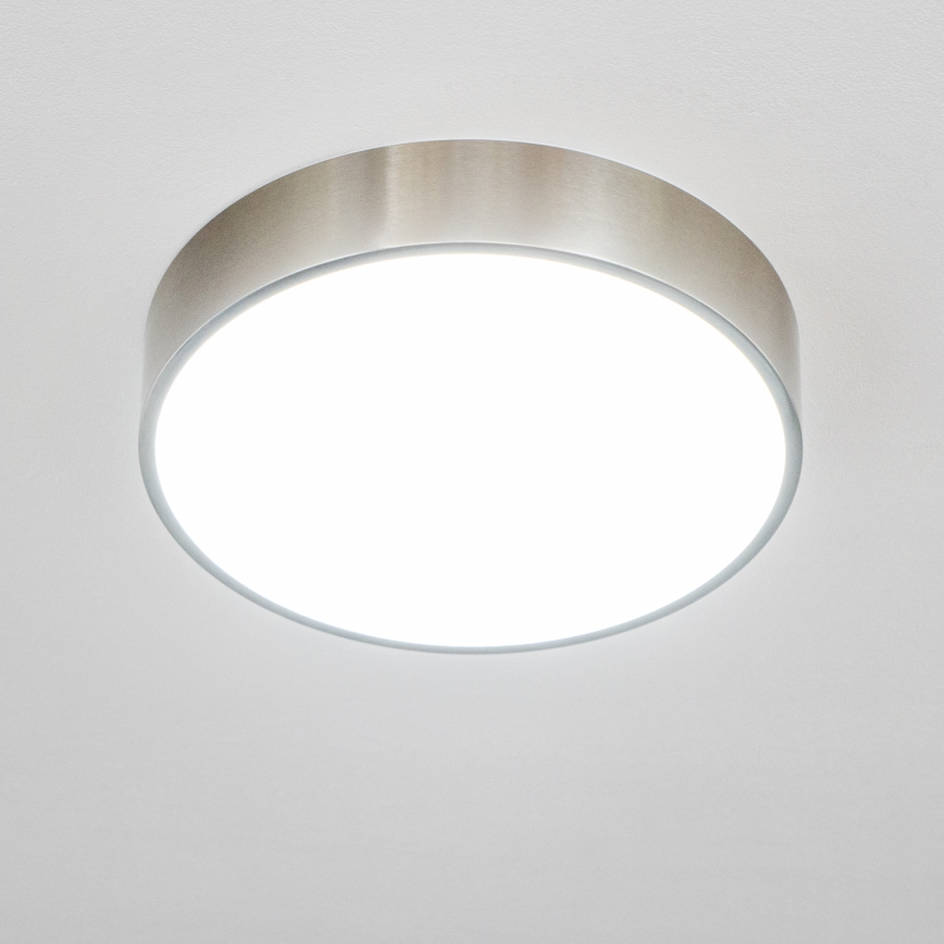 BRILAGI - Lámpara de techo LED para baño POOL LED/24W/230V 3000/4000/5500K diámetro 30 cm IP54 cromo mate