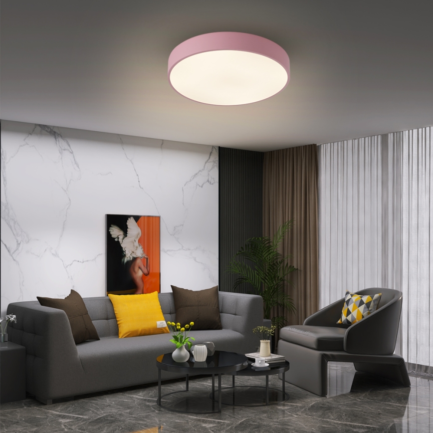 Brilagi - Lámpara de techo LED POOL LED/48W/230V 3000/4000/6000K, diámetro 40 cm, rosa