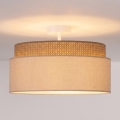 Brilagi - Plafón de techo PADOVA 1xE27/60W/230V Ø 40 cm beige