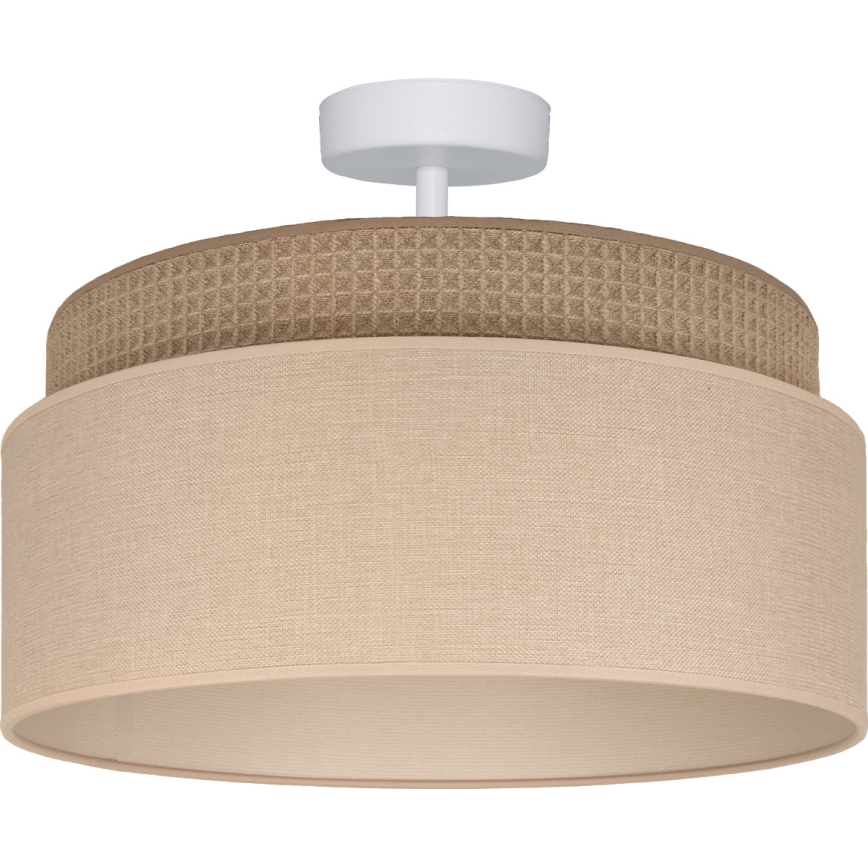 BRILAGI - Plafón de techo PADOVA 1xE27/60W/230V Ø 40 cm beige