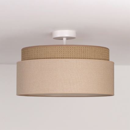 BRILAGI - Plafón de techo PADOVA 1xE27/60W/230V Ø 40 cm beige