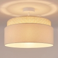 Brilagi - Plafón de techo PADOVA 1xE27/60W/230V Ø 40 cm crema